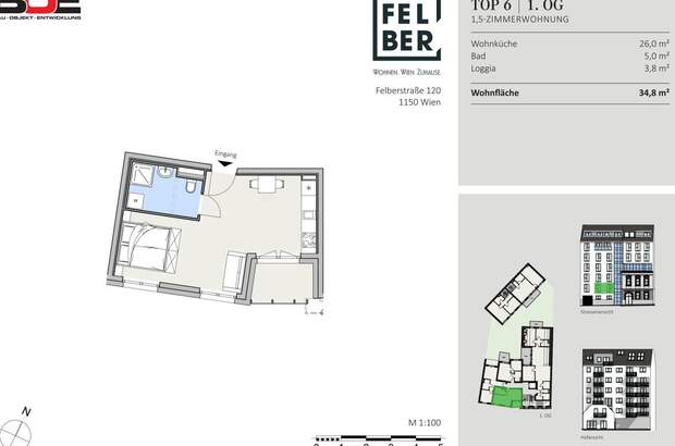 Wohnung mit Balkon kaufen in 1150 Wien (Bild 5)