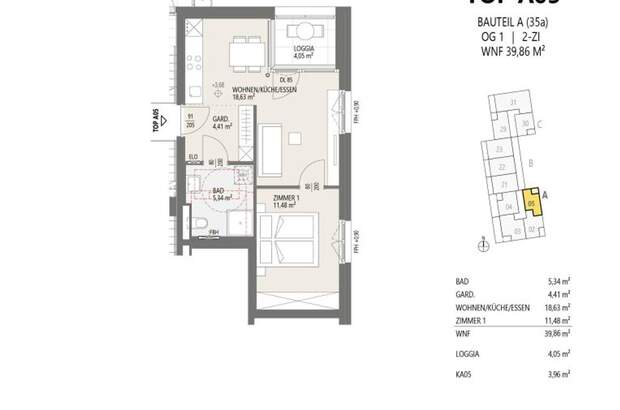 Wohnung mit Balkon kaufen in 6020 Innsbruck (Bild 1)