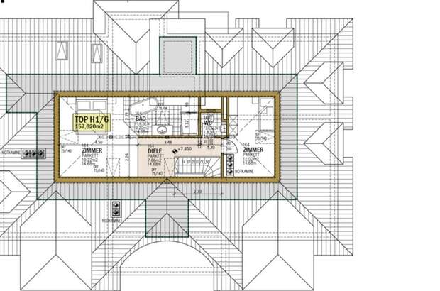 Wohnung mit Balkon kaufen in 9871 Seeboden (Bild 2)