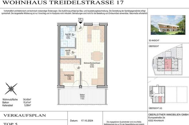 Wohnung mit Balkon mieten in 6330 Kufstein (Bild 5)