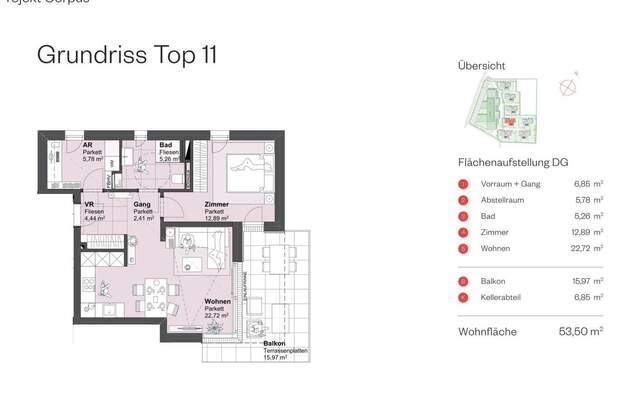 Wohnung mit Balkon kaufen in 5082 Grödig (Bild 2)