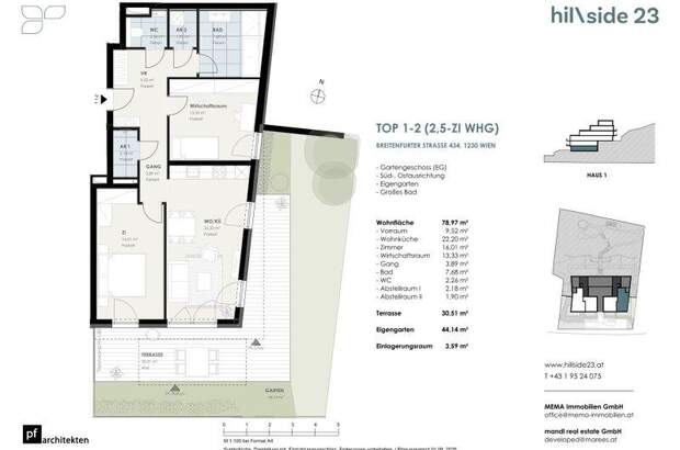 Terrassenwohnung kaufen in 1230 Wien (Bild 1)