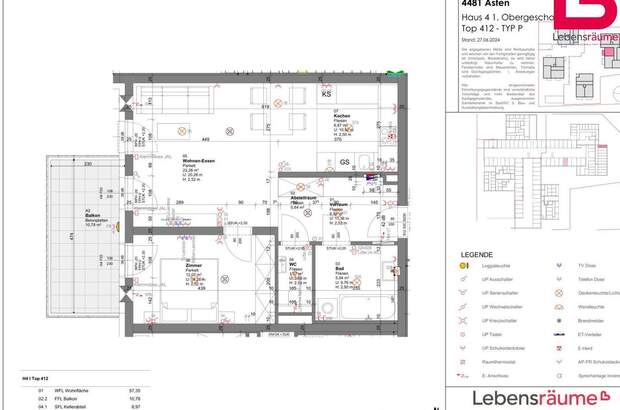 Wohnung mit Balkon kaufen in 4481 Asten (Bild 5)