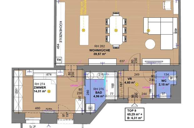Altbauwohnung mit Balkon kaufen in 1070 Wien (Bild 2)