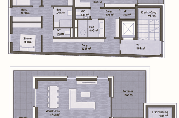 Terrassenwohnung kaufen in 8020 Graz Gries