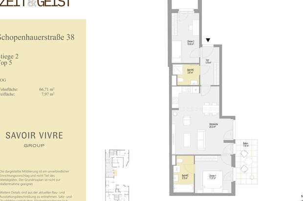 Wohnung mit Balkon mieten in 1180 Wien (Bild 5)