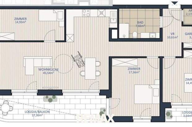 Terrassenwohnung kaufen in 3400 Klosterneuburg (Bild 2)