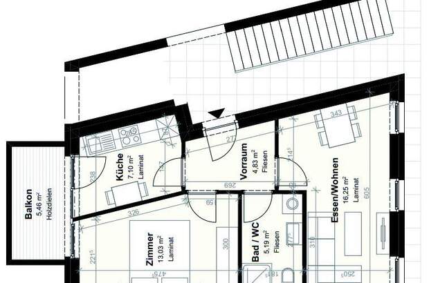 Terrassenwohnung mieten in 8053 Graz (Bild 1)