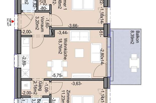 Terrassenwohnung mieten in 8020 Graz