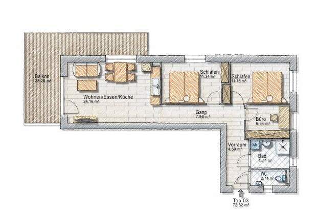 Terrassenwohnung kaufen in 8041 Graz (Bild 1)