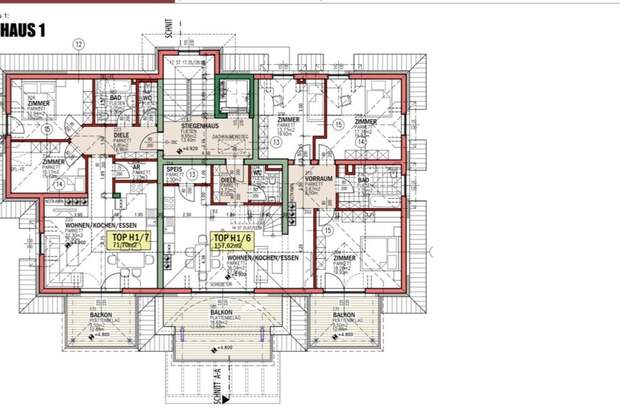 Wohnung mit Balkon kaufen in 9871 Seeboden (Bild 1)