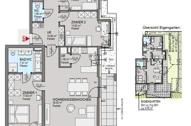 Wohnung mit Balkon kaufen in 8042 Graz (Bild 5)