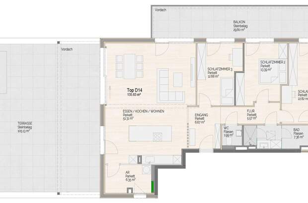 Wohnung mit Balkon kaufen in 8970 Schladming (Bild 3)