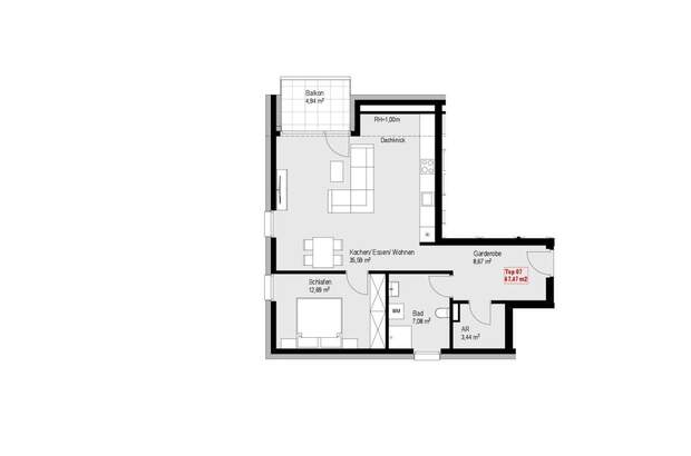 Wohnung mit Balkon kaufen in 6330 Kufstein (Bild 2)