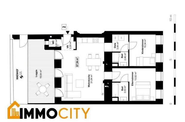 Terrassenwohnung kaufen in 1030 Wien (Bild 1)