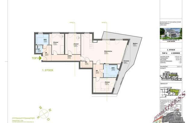 Terrassenwohnung kaufen in 1190 Wien (Bild 5)