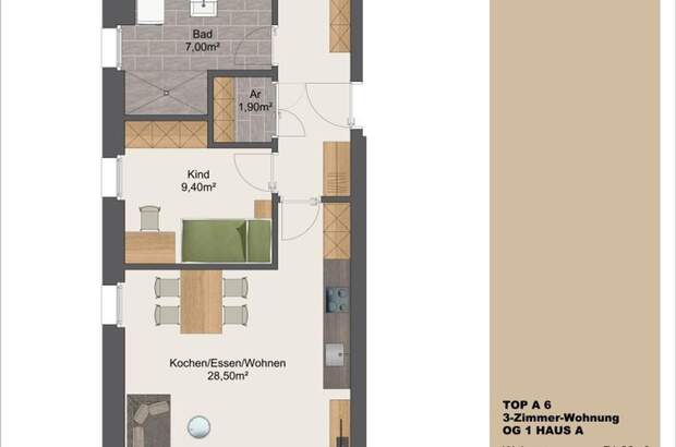 Wohnung mit Balkon mieten in 6800 Feldkirch (Bild 5)