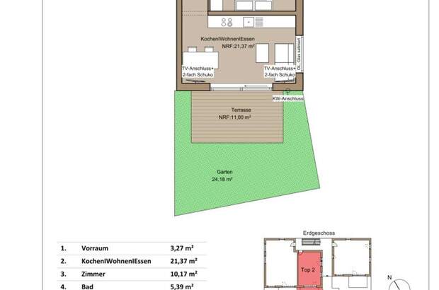 Wohnung mit Balkon kaufen in 8075 Hart (Bild 3)