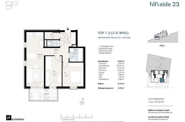 Terrassenwohnung kaufen in 1230 Wien (Bild 1)