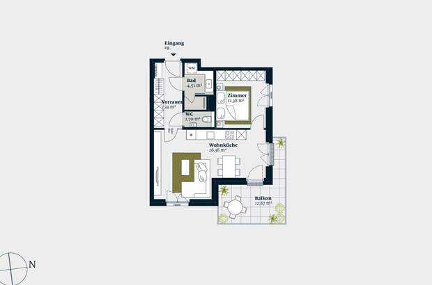 Wohnung mit Balkon kaufen in 1180 Wien (Bild 2)