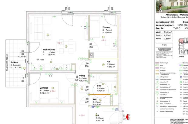 Terrassenwohnung mieten in 3300 Amstetten (Bild 1)