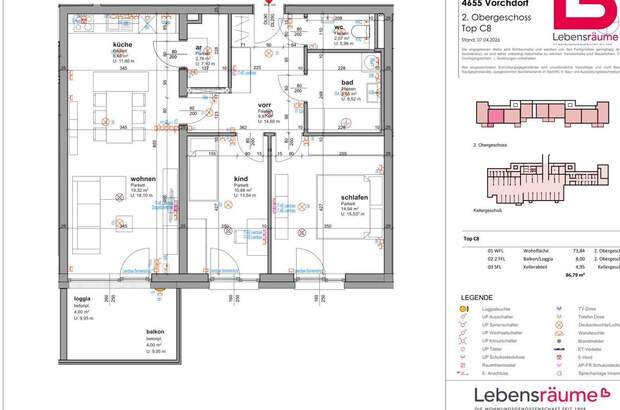 Wohnung mit Balkon mieten in 4655 Vorchdorf (Bild 3)