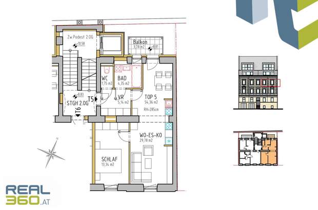 Terrassenwohnung kaufen in 4020 Linz (Bild 3)