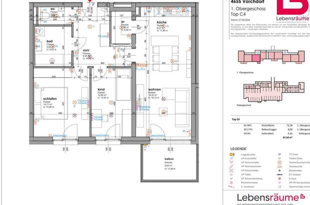 Wohnung mit Balkon mieten in 4655 Vorchdorf (Bild 3)