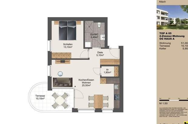 Wohnung mieten in 6844 Altach (Bild 4)