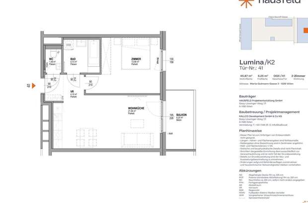 Wohnung mit Balkon mieten in 1220 Wien (Bild 1)