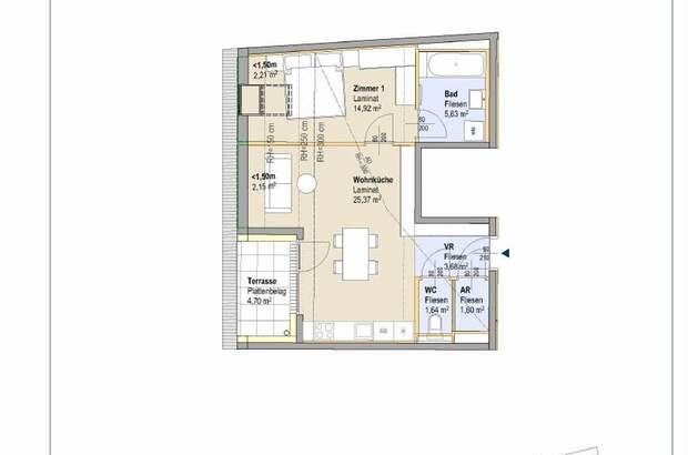 Wohnung mit Balkon mieten in 3441 Judenau (Bild 5)