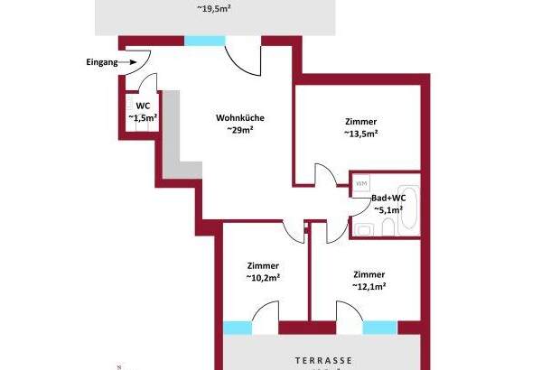 Terrassenwohnung kaufen in 1100 Wien