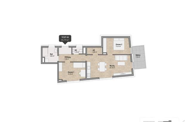 Wohnung mit Balkon kaufen in 8010 Graz (Bild 4)