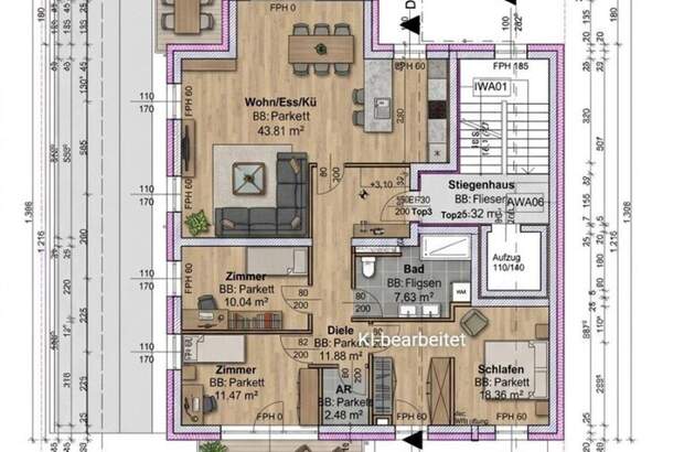 Wohnung mit Balkon kaufen in 4020 Linz (Bild 3)