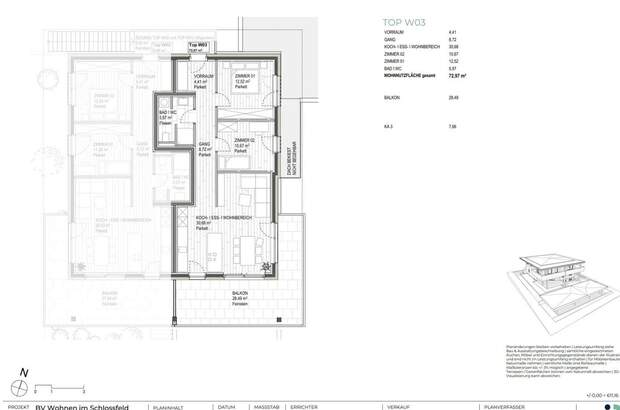 Wohnung mit Balkon kaufen in 6068 Mils (Bild 2)