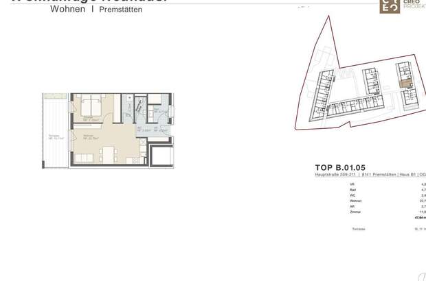 Wohnung mit Balkon kaufen in 8141 Premstätten (Bild 3)