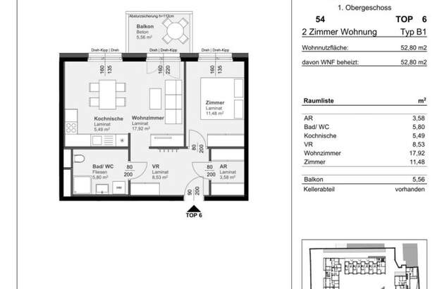 Wohnung mit Balkon mieten in 8020 Graz (Bild 4)
