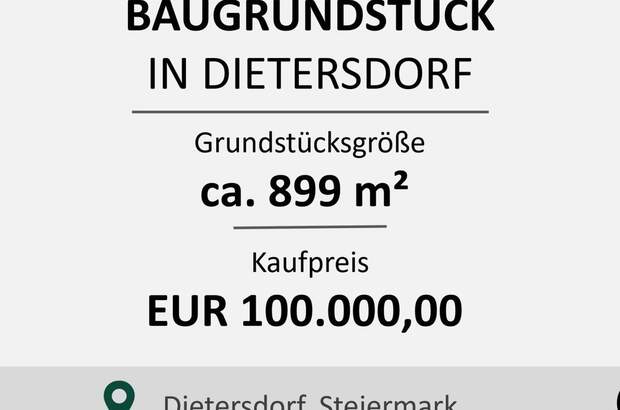 Grundstück kaufen in 8142 Dietersdorf