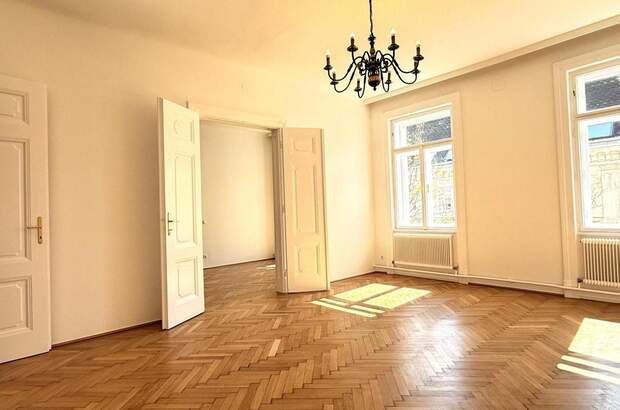 Altbauwohnung mit Balkon mieten in 1040 Wien (Bild 1)