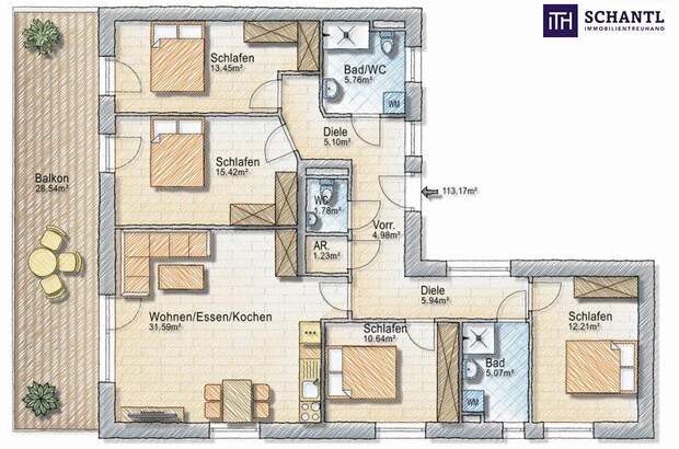 Terrassenwohnung kaufen in 8041 Graz (Bild 3)