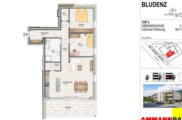 Wohnung mit Balkon kaufen in 6700 Bludenz (Bild 5)