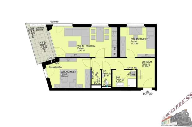 Terrassenwohnung kaufen in 1140 Wien (Bild 1)