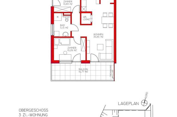 Wohnung mit Balkon kaufen in 6067 Absam (Bild 5)