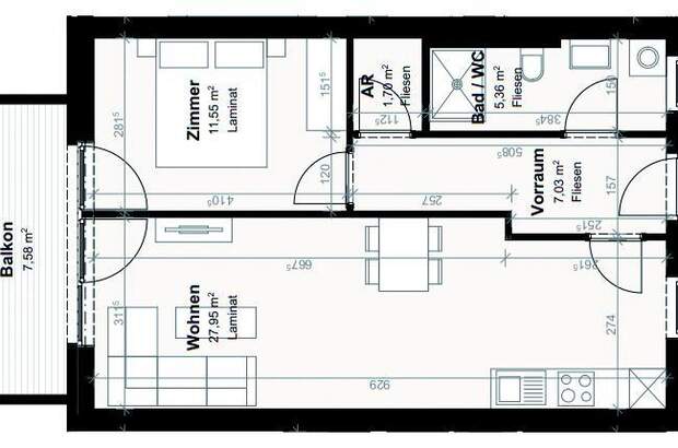 Terrassenwohnung mieten in 8053 Graz (Bild 1)