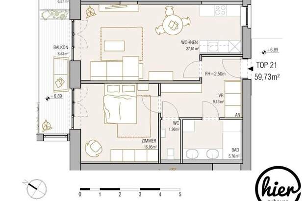 Wohnung mit Balkon kaufen in 8044 Graz (Bild 4)