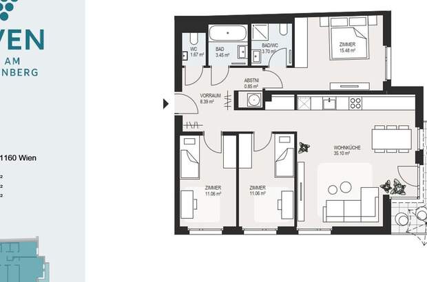Wohnung mit Balkon kaufen in 1160 Wien (Bild 5)