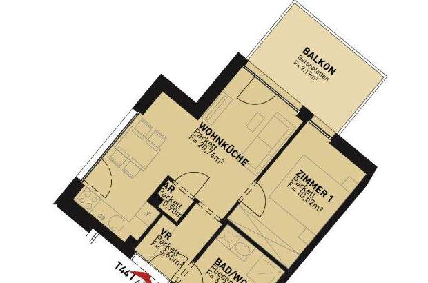 Terrassenwohnung kaufen in 1210 Wien (Bild 1)