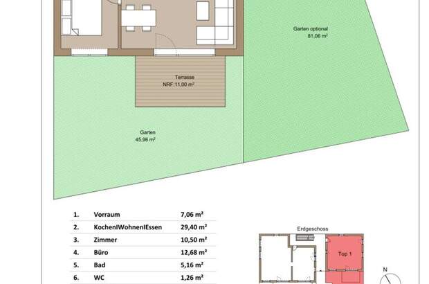 Wohnung mit Balkon kaufen in 8075 Hart (Bild 4)