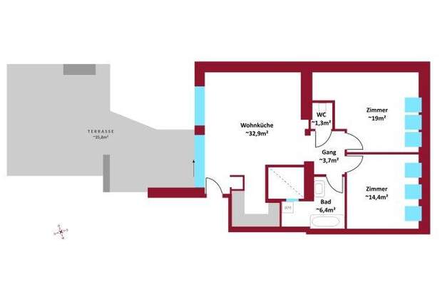 Terrassenwohnung kaufen in 1100 Wien