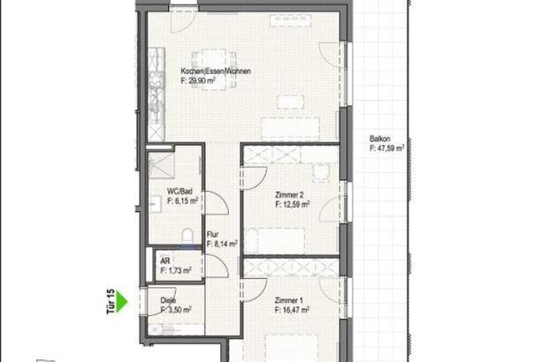 Mietwohnung in 8020 Graz (Bild 2)